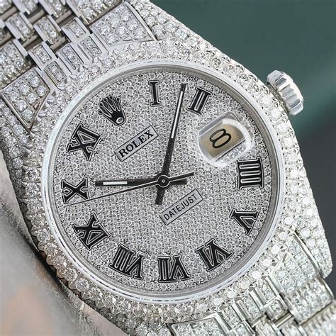 rolex diamond datejust men& 39|rolex men's watch diamond bezel.